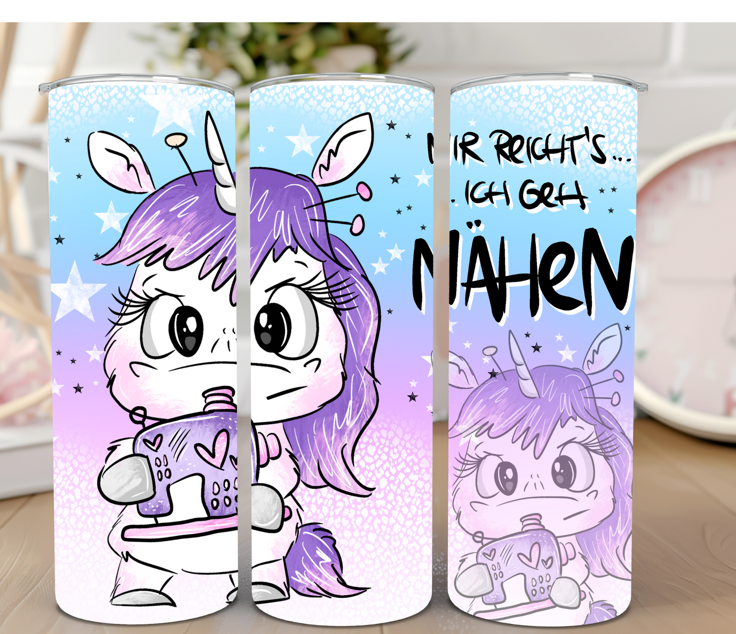 Thermoflasche 700ml "Nähen"