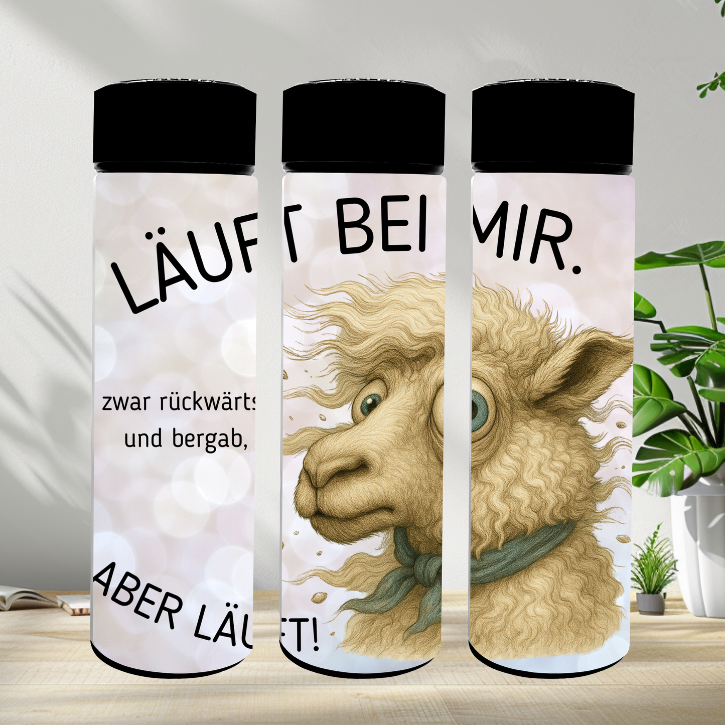 Thermobecher 590ml "Läuft bei mir"