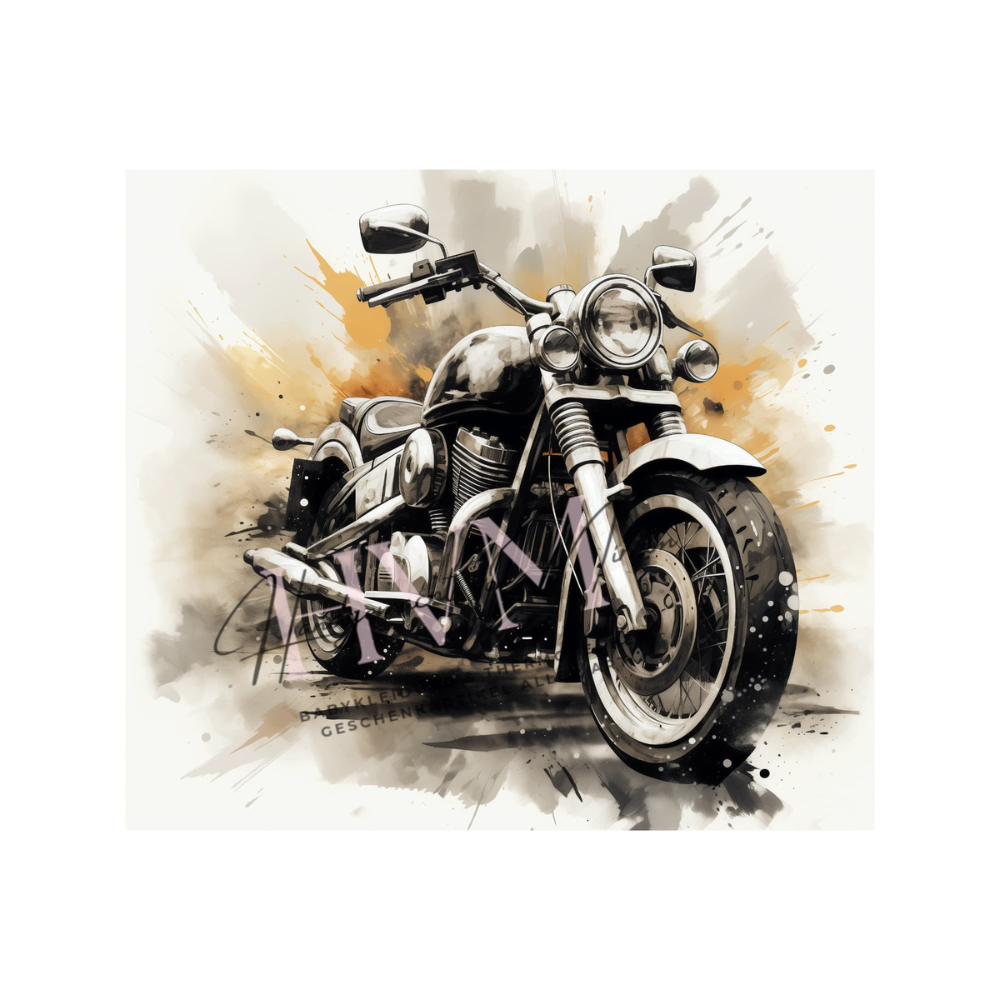 Thermobecher 590ml 2Deckel "Motorrad"