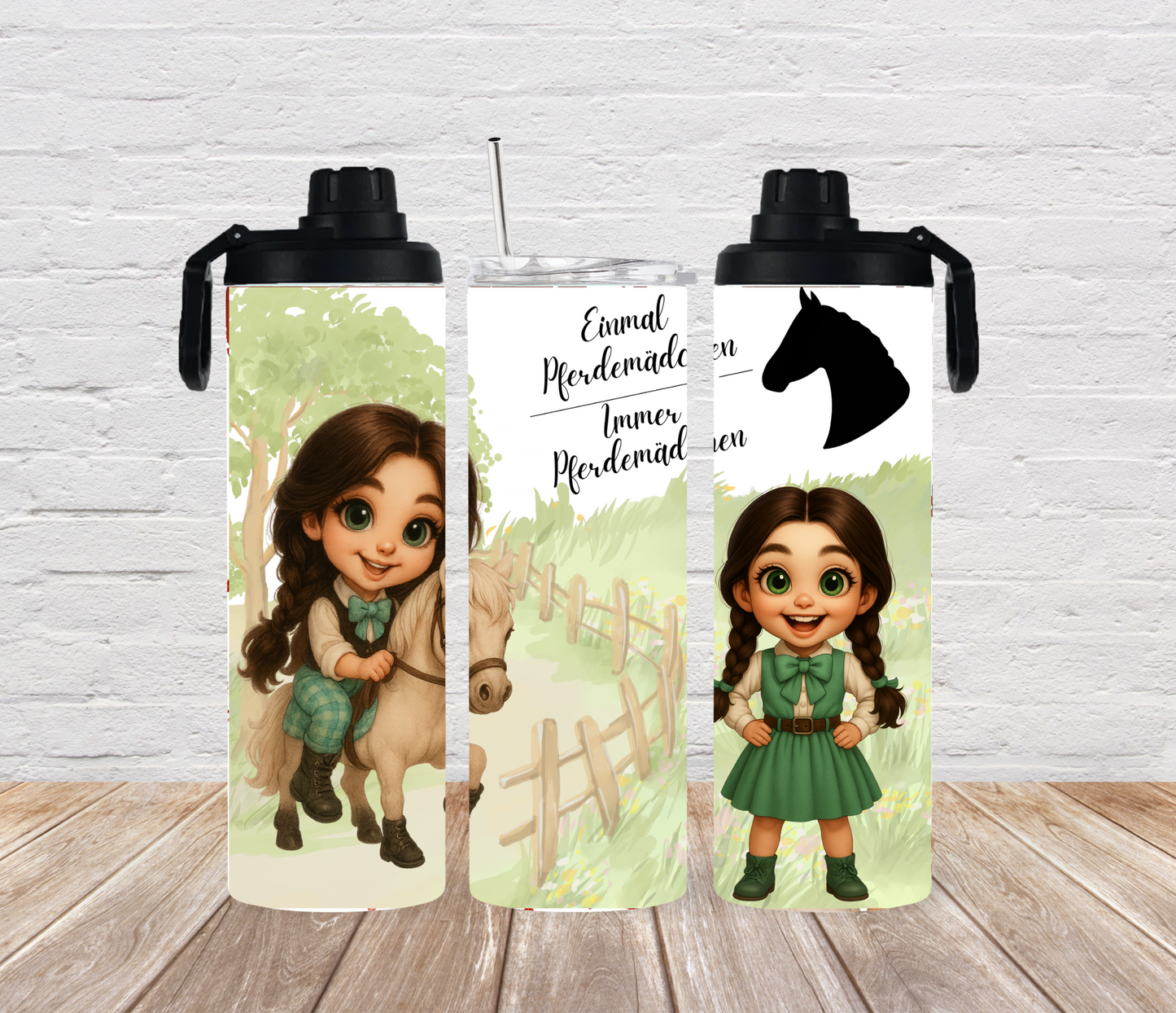 Thermobecher 590ml "Pferdemädchen"