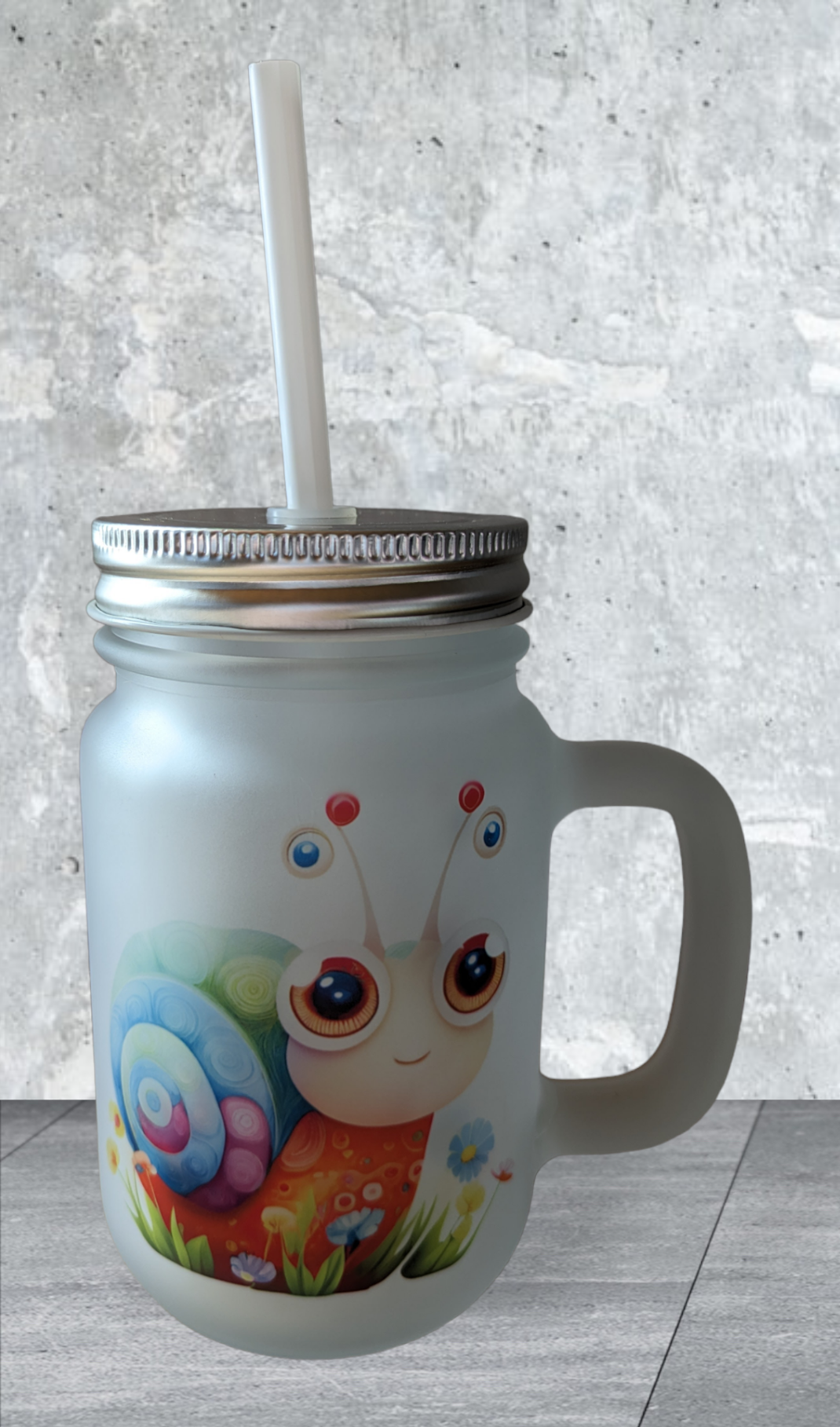 Henkelglas 400ml - Schnecke