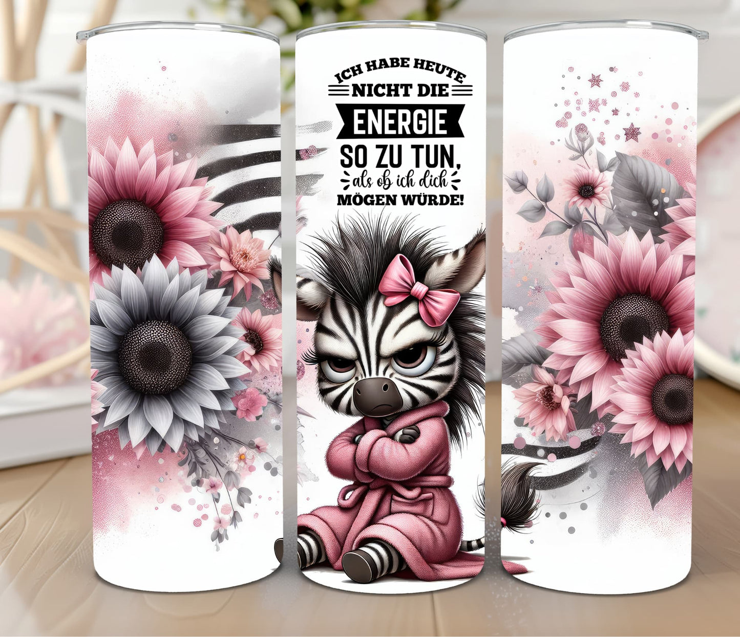 Thermobecher 590ml "Zebra Energie"