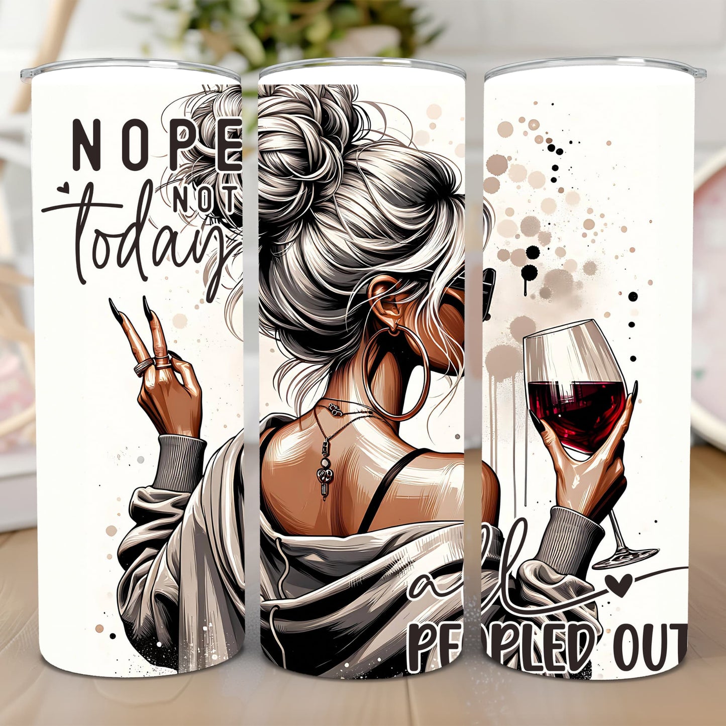 Thermobecher 590ml "Nope not today"
