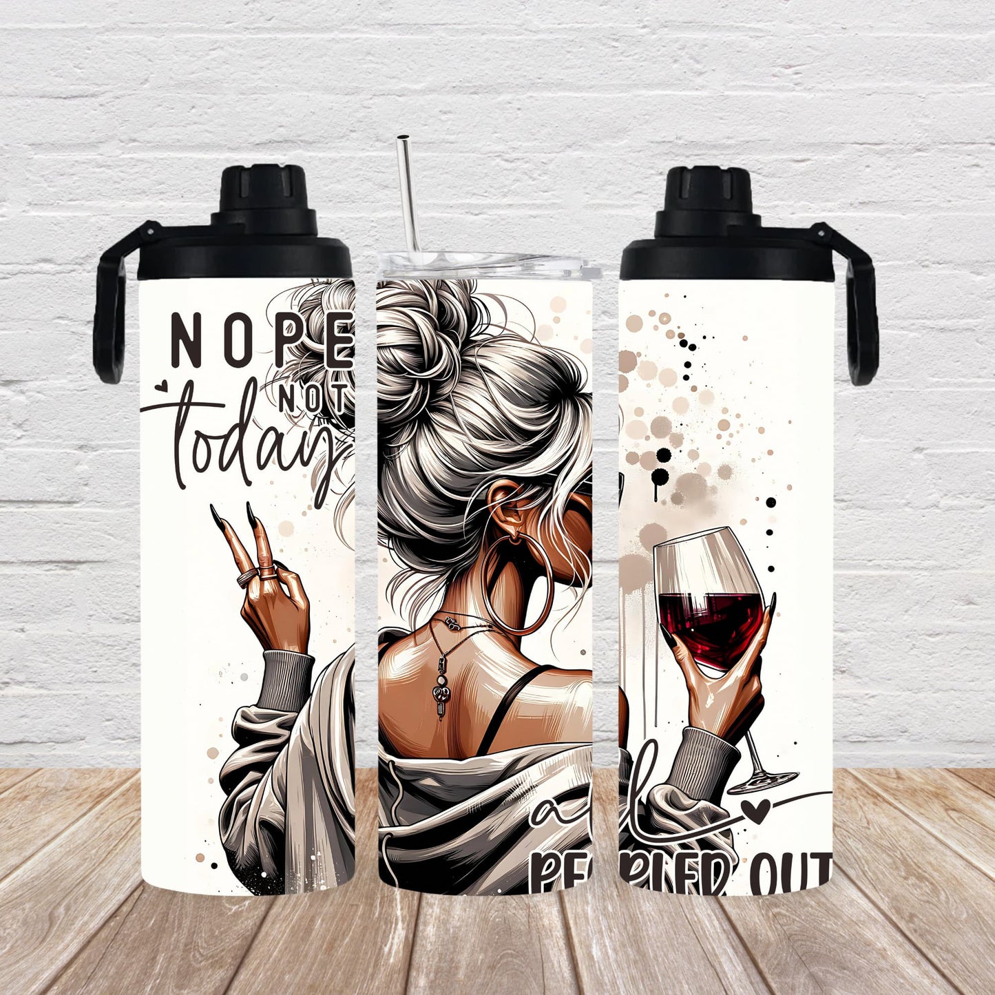 Thermobecher 590ml "Nope not today"