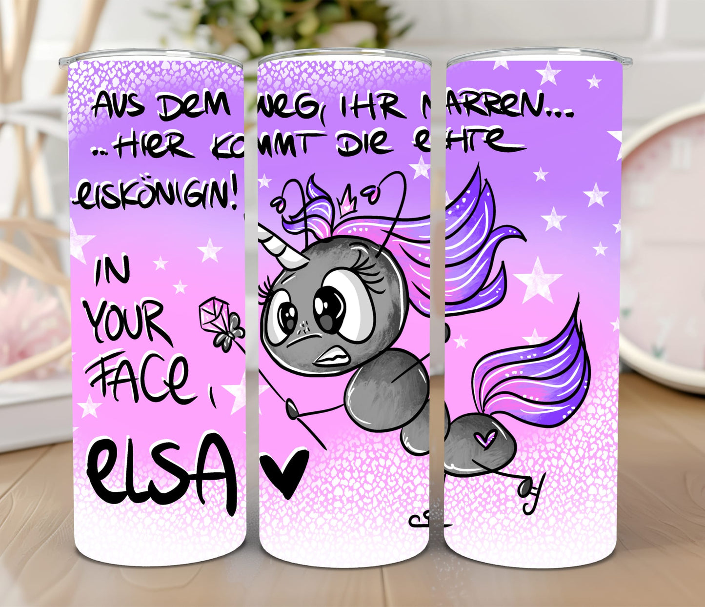Thermobecher 590ml 2Deckel "Elsa"