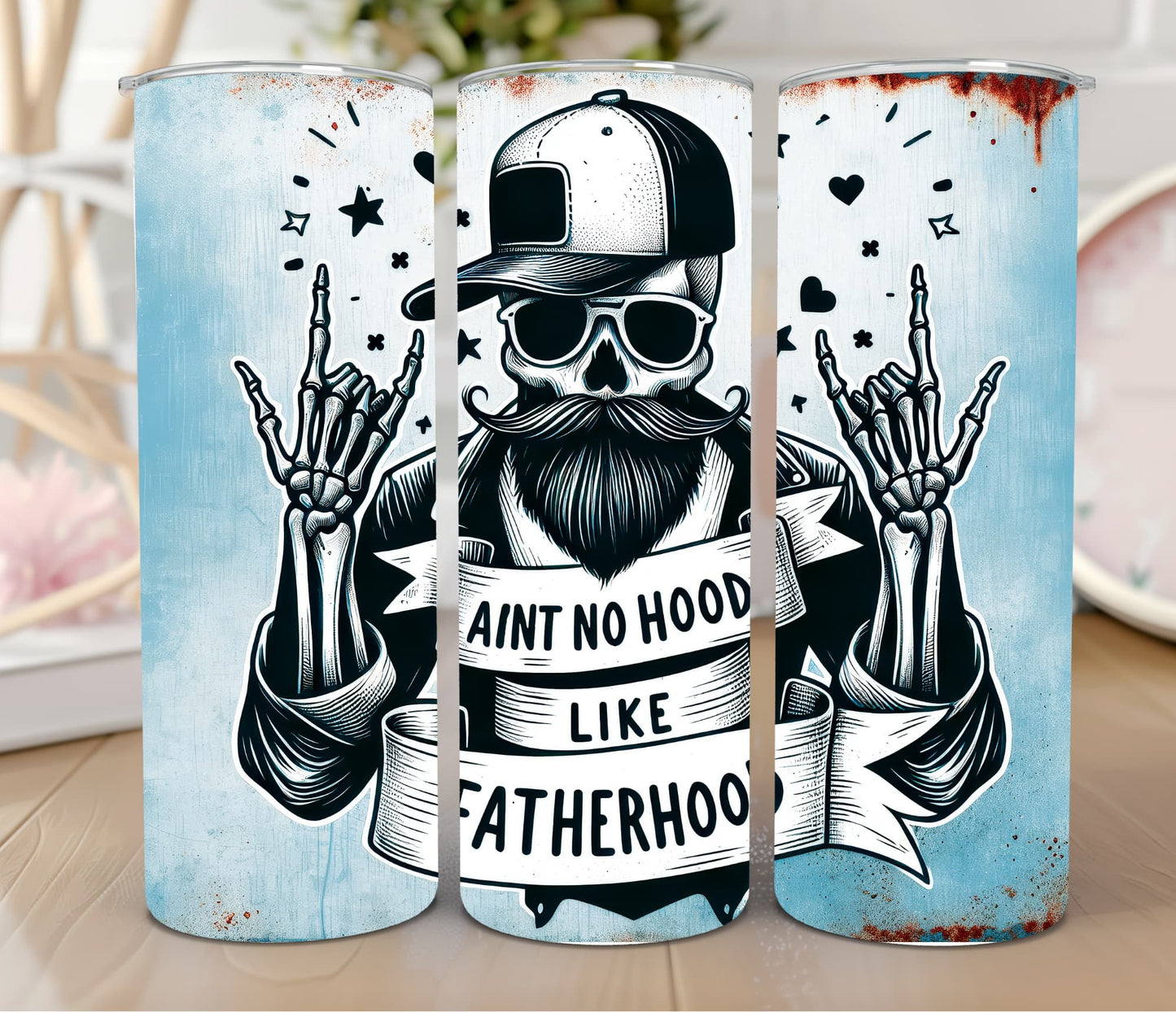 Thermobecher 590ml 2Deckel "Fatherhood"