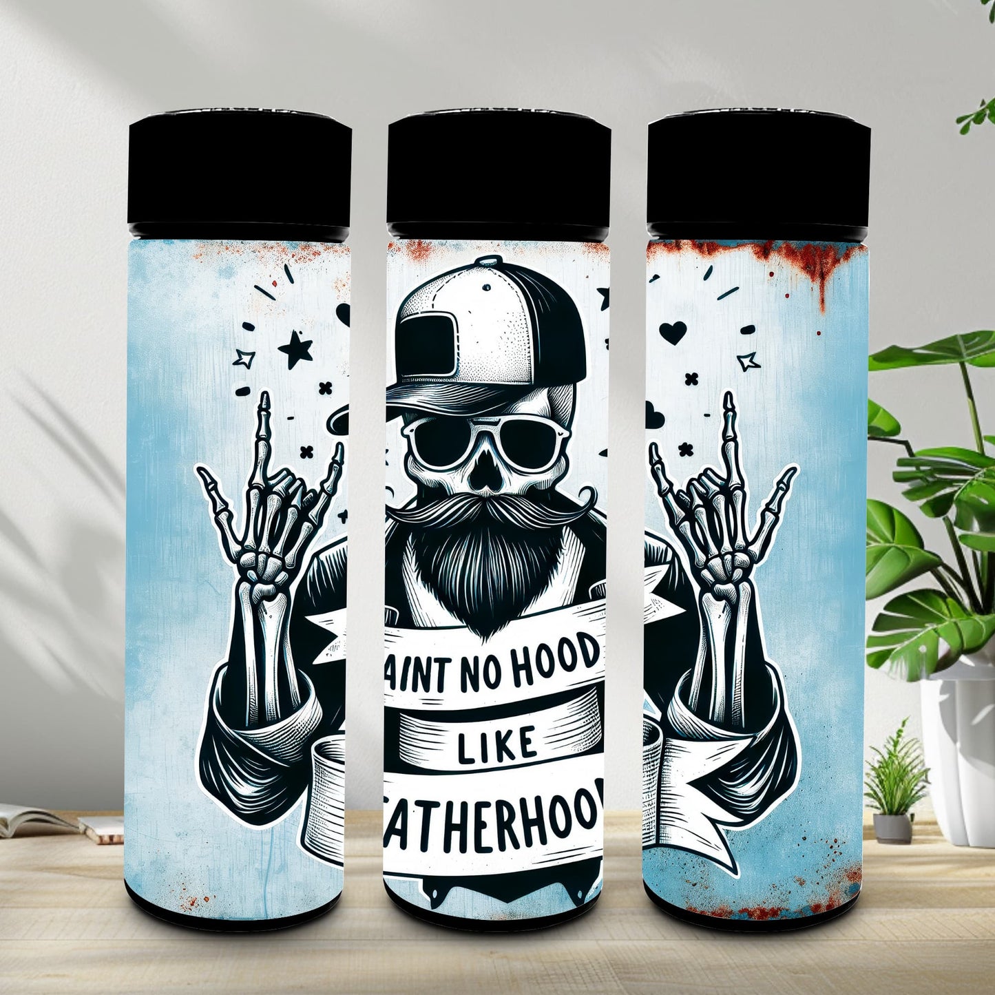 Thermobecher 590ml 2Deckel "Fatherhood"