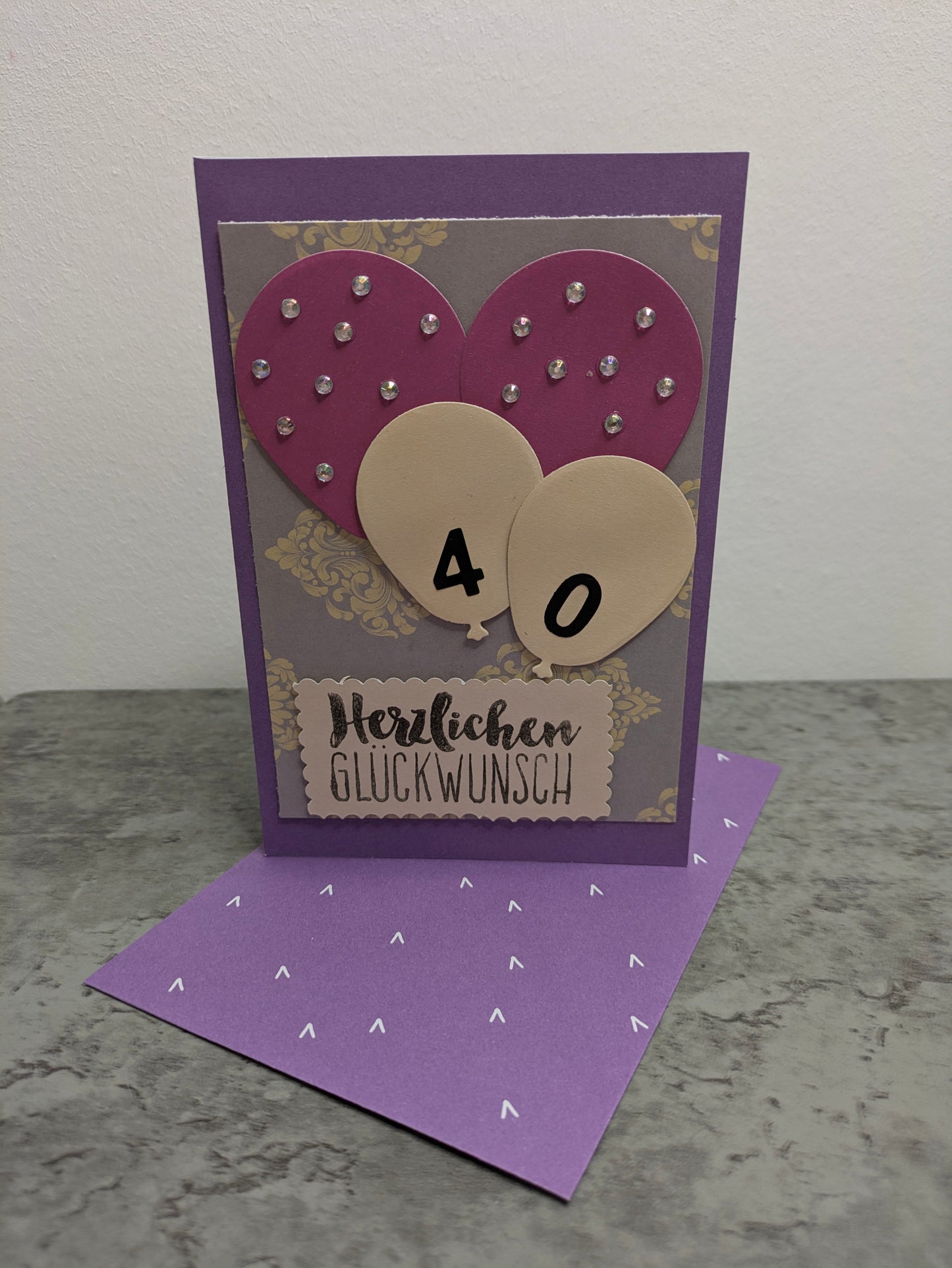 Geburtstagskarte 40. Geburtstag (Z05)