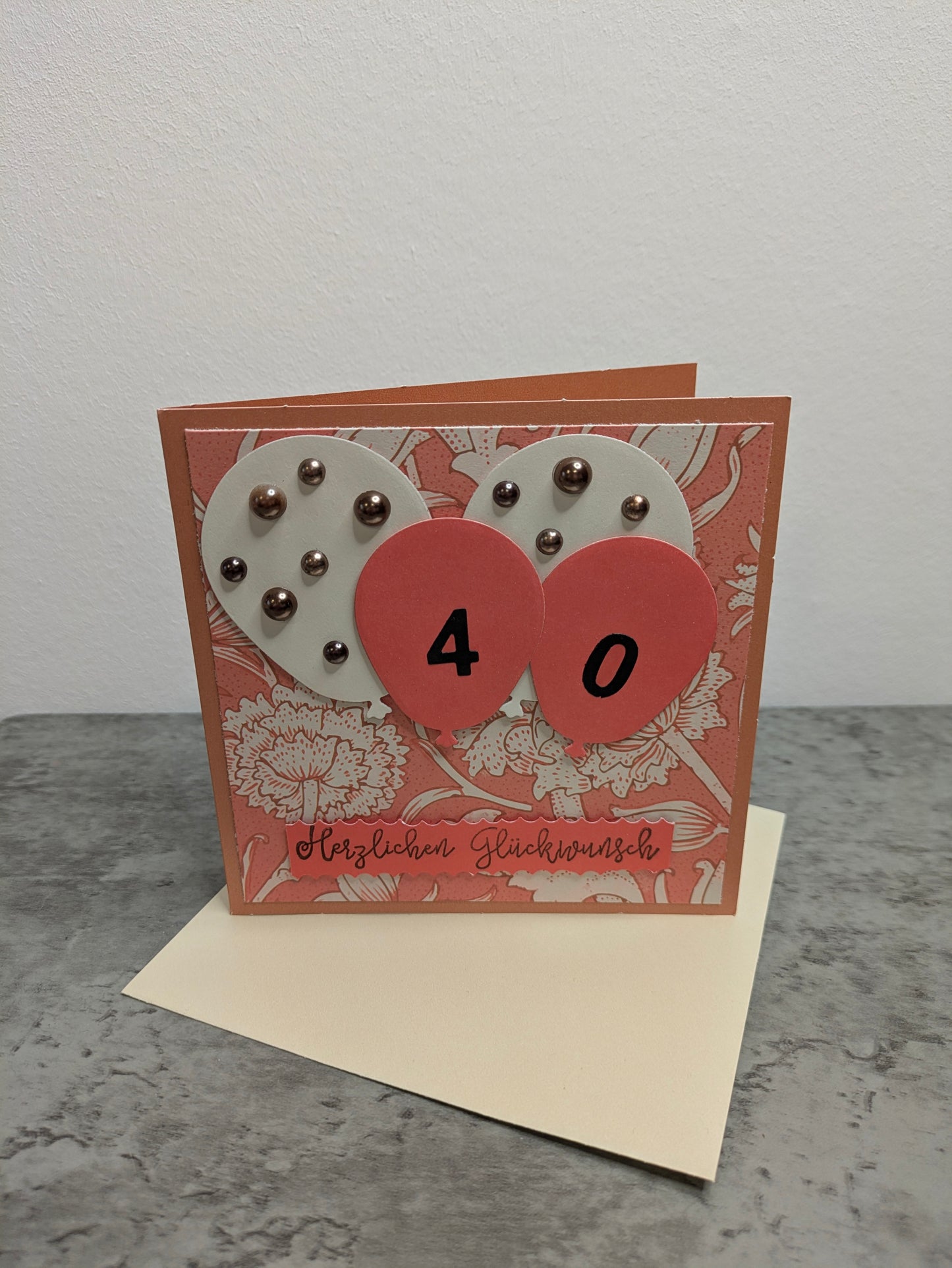 Geburtstagskarte 40. Geburtstag (Z07)