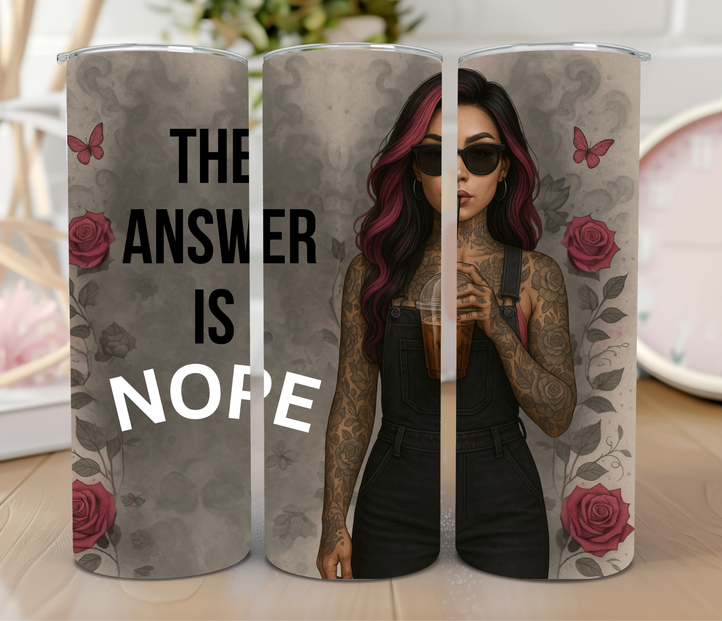 Thermobecher 590ml "Answer is NOPE"