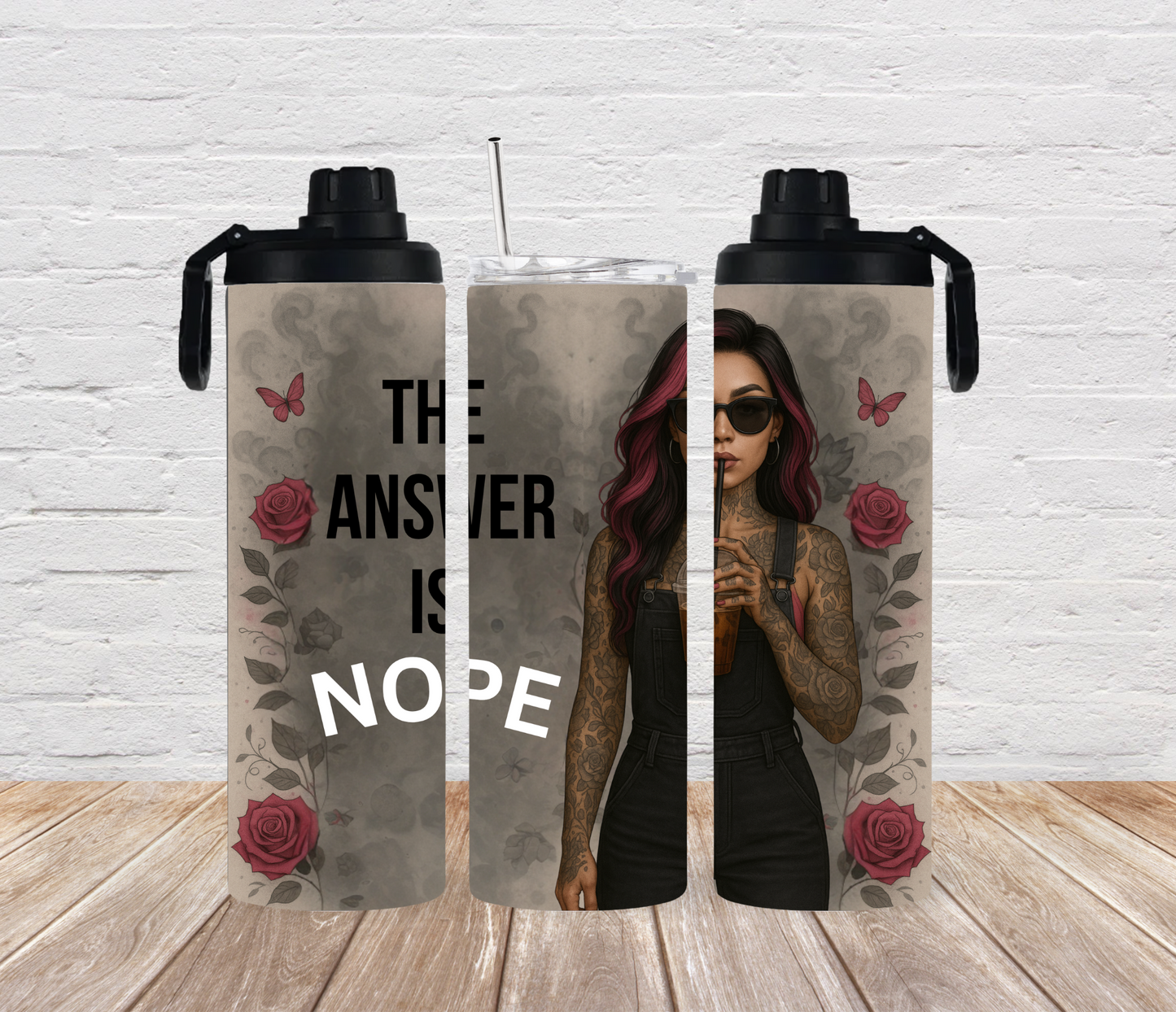Thermobecher 590ml "Answer is NOPE"