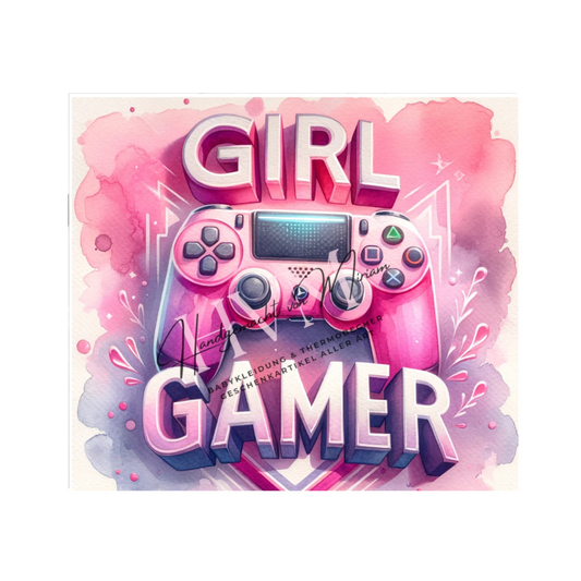 Thermobecher 590ml 2Deckel "Girl Gamer"