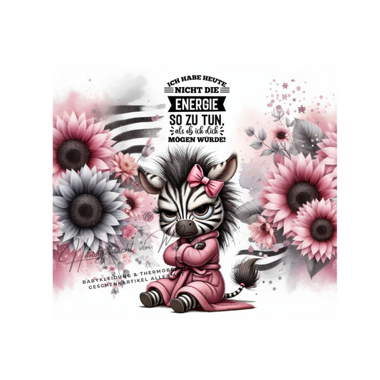 Thermobecher 590ml "Zebra Energie"
