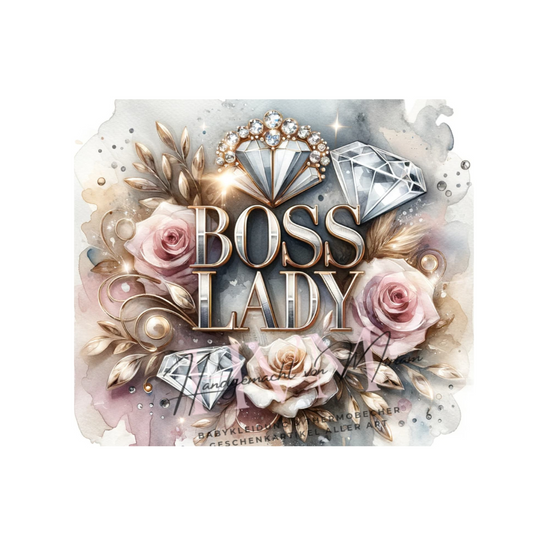 Thermobecher 590ml 2Deckel "Boss Lady"