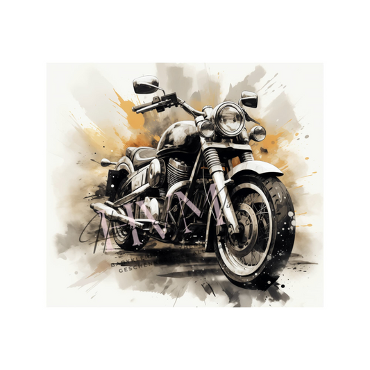 Thermobecher 590ml 2Deckel "Motorrad"