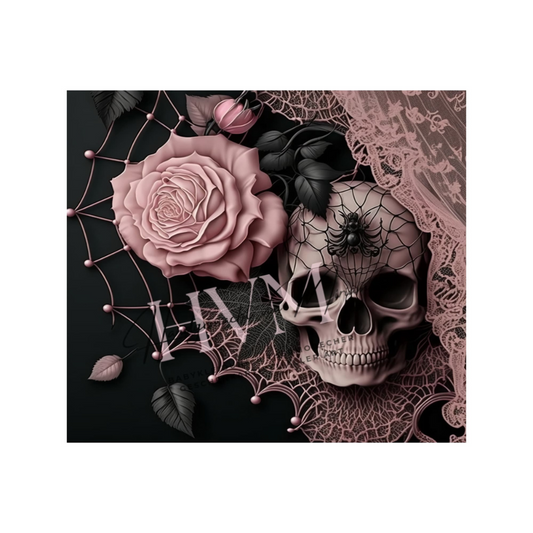 Thermobecher 590ml 2Deckel "Skull Netz"