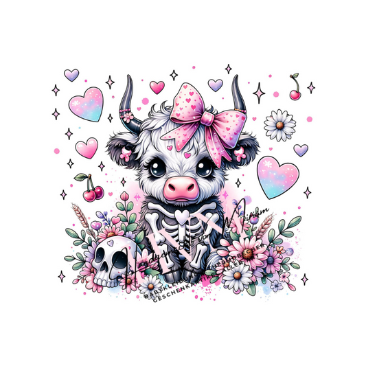 Thermobecher 590ml 2Deckel "Cow Skull"