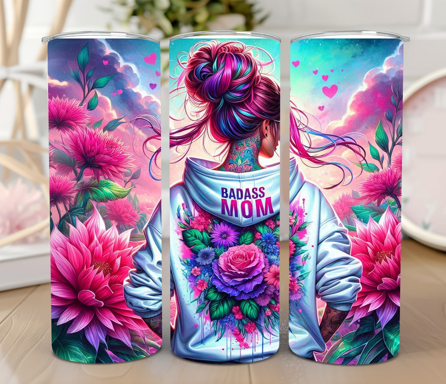 Thermobecher 590ml "Badass Mom"