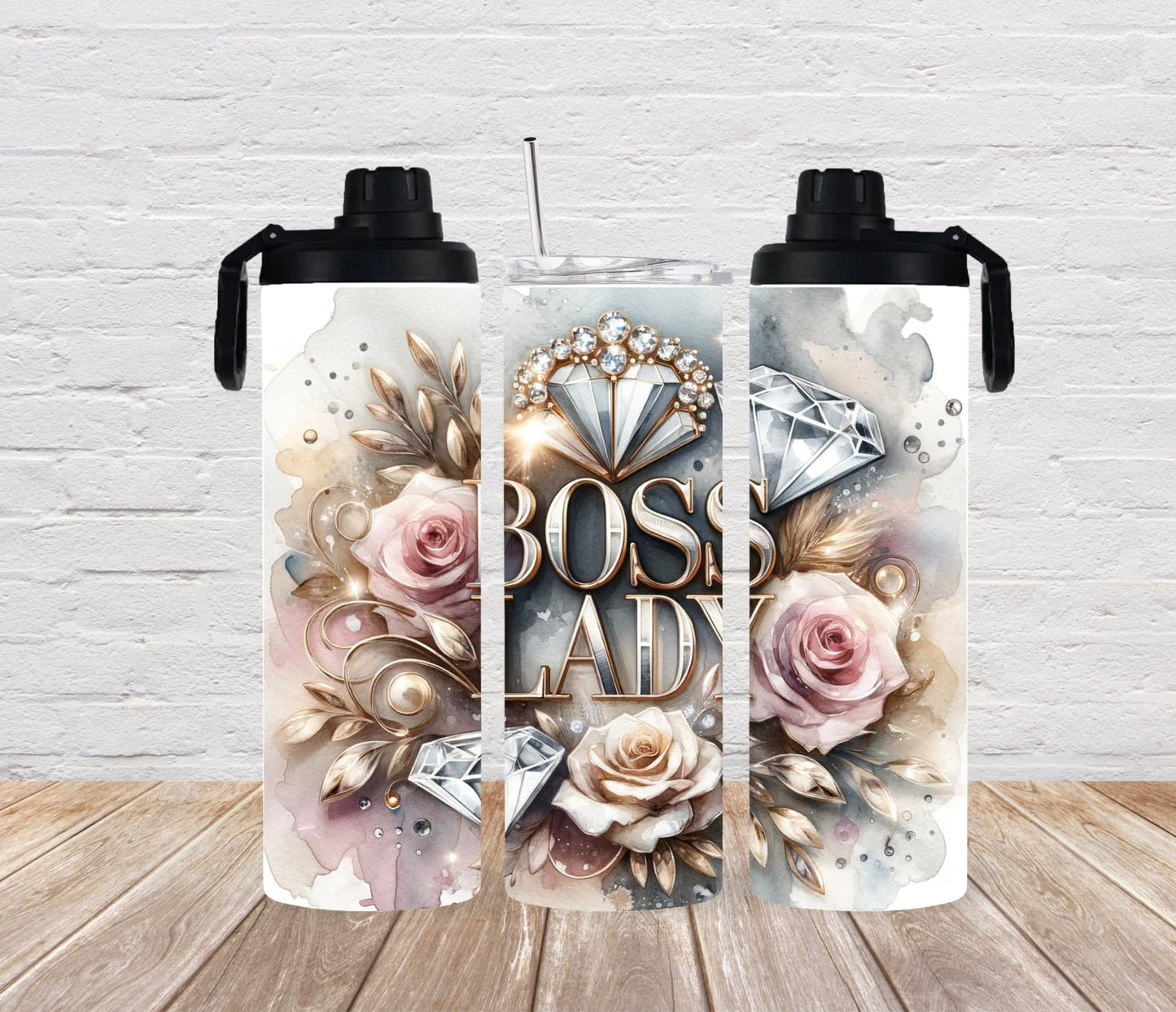 Thermobecher 590ml 2Deckel "Boss Lady"
