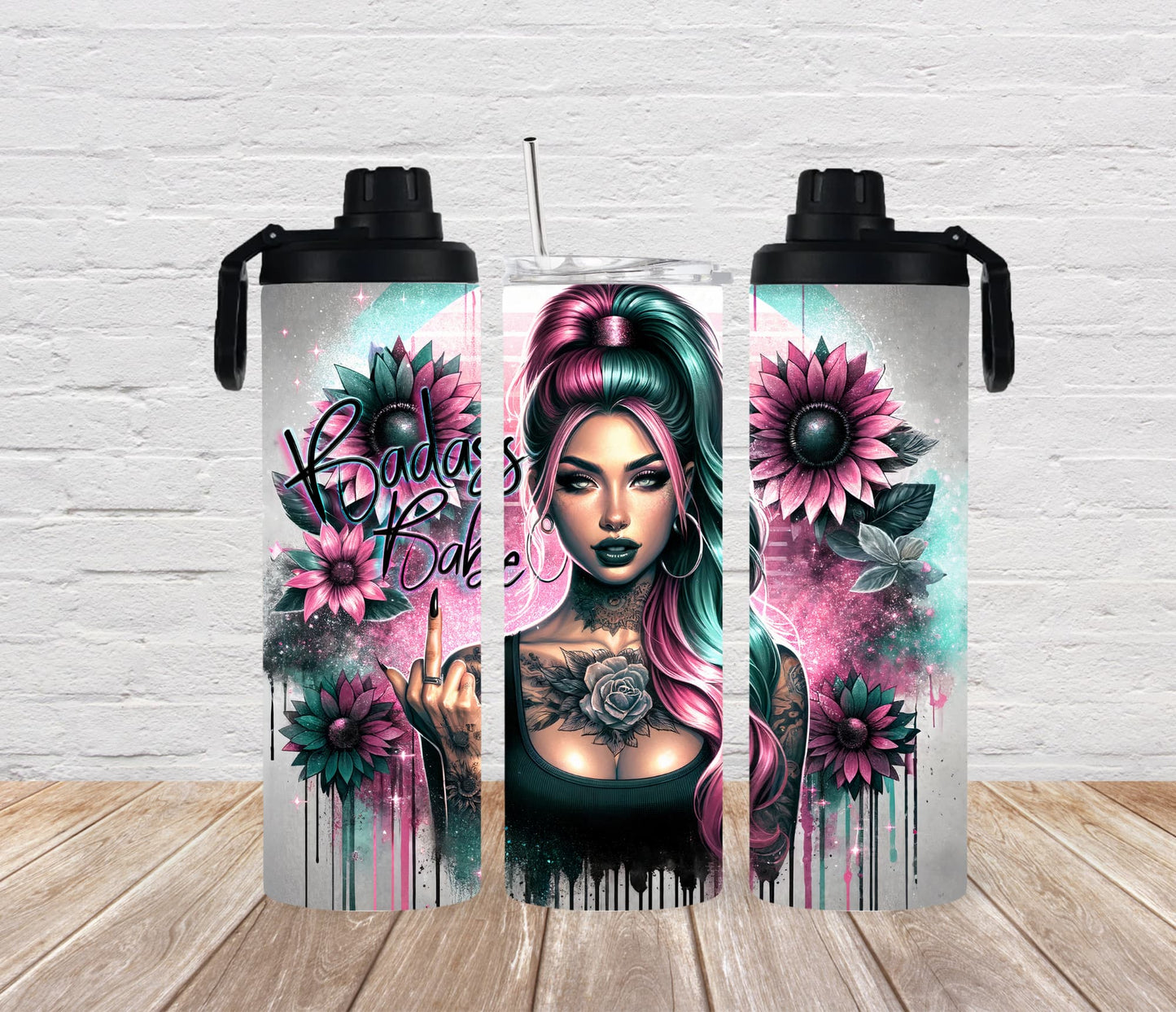 Thermobecher 590ml "Badass Babe"
