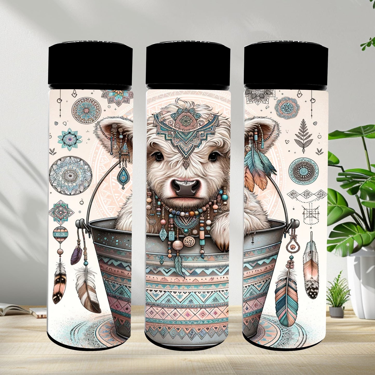 Thermobecher 590ml "Boho Cow"