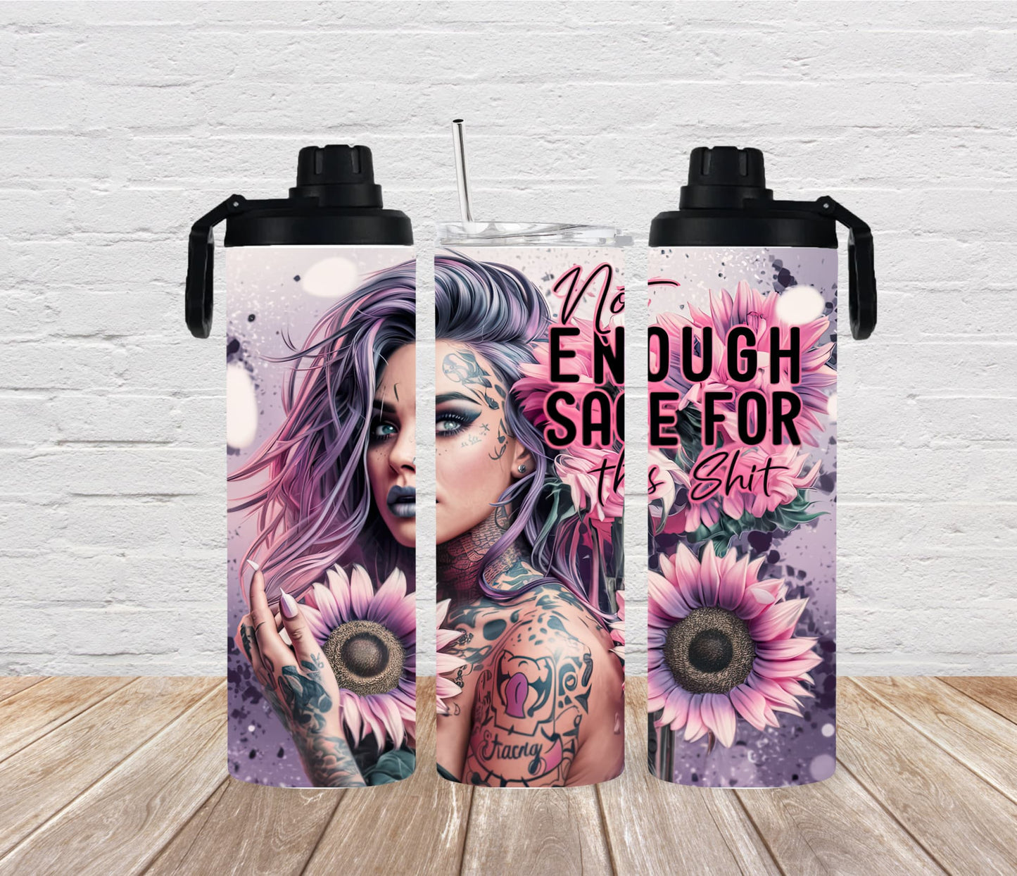 Thermobecher 590ml 2Deckel "Girl Shit"