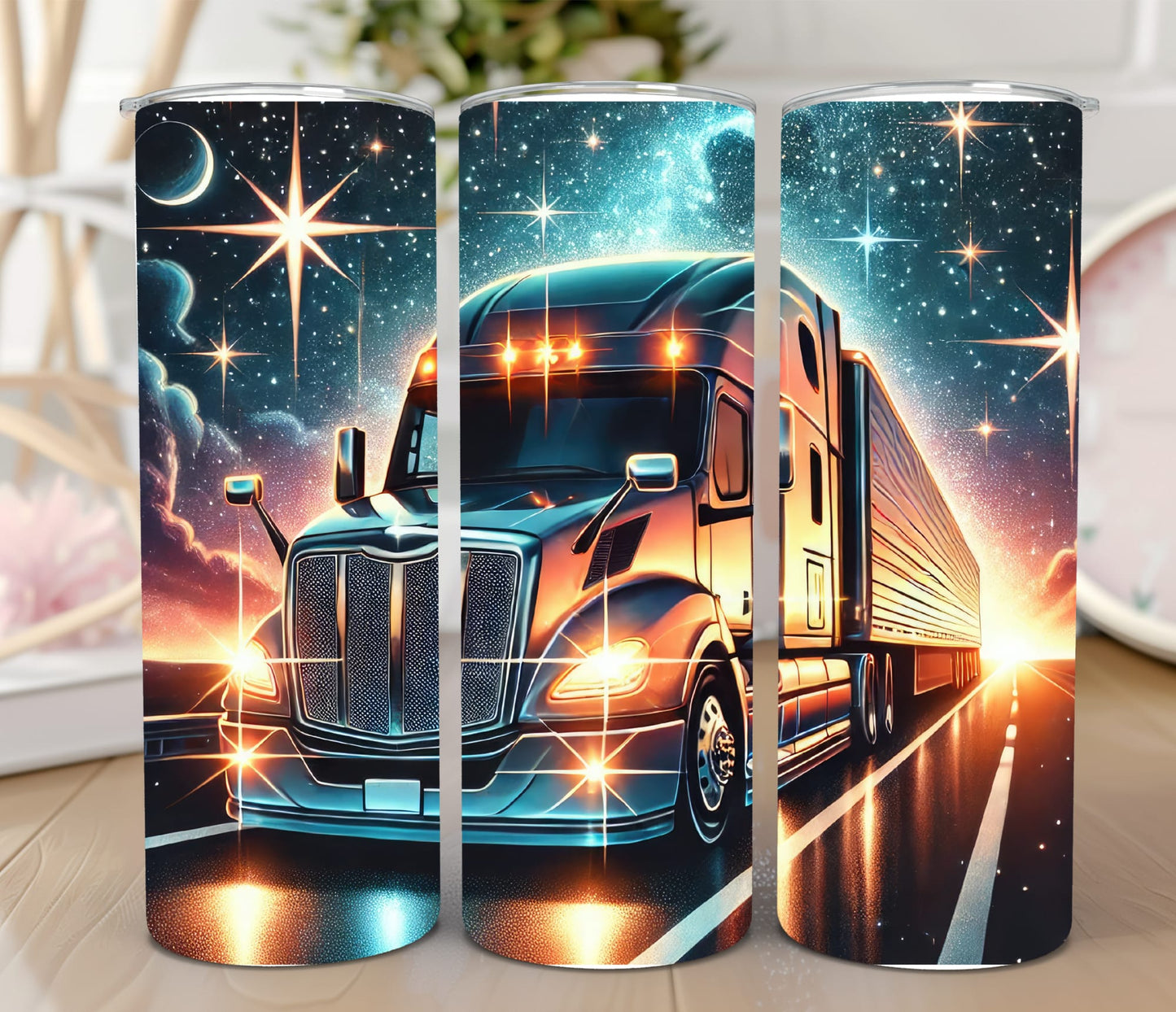 Thermobecher 590ml 2Deckel "Truck"