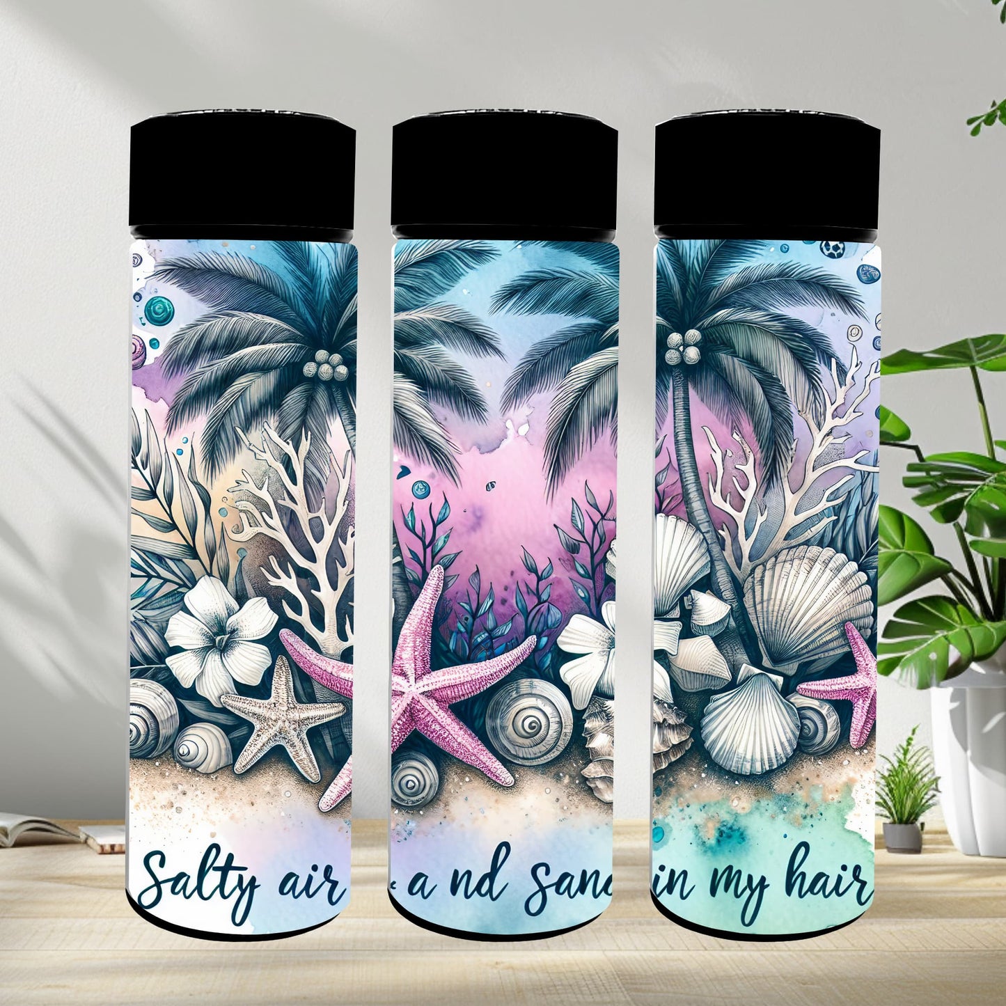 Thermobecher 590ml 2Deckel "Sea life"