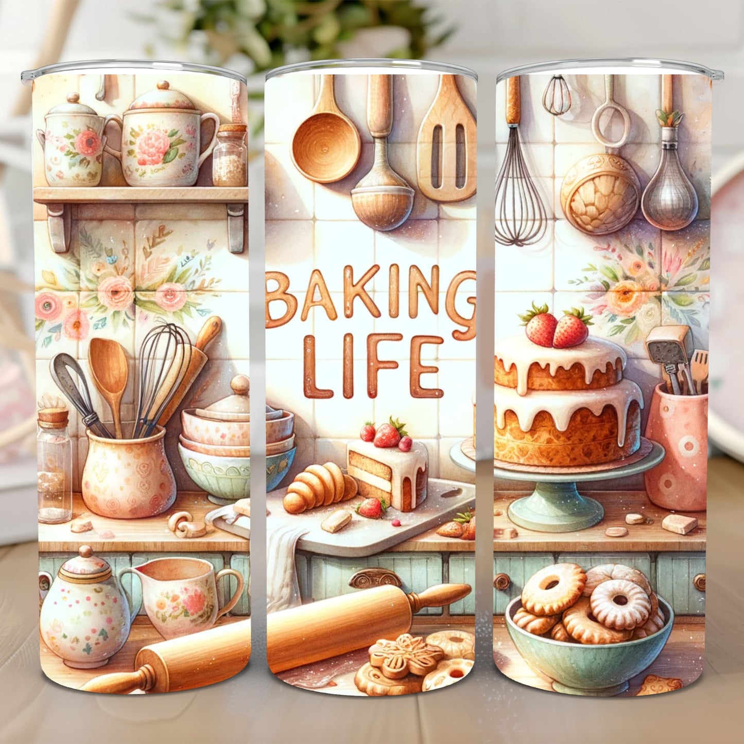 Thermobecher 590ml "Baking life"