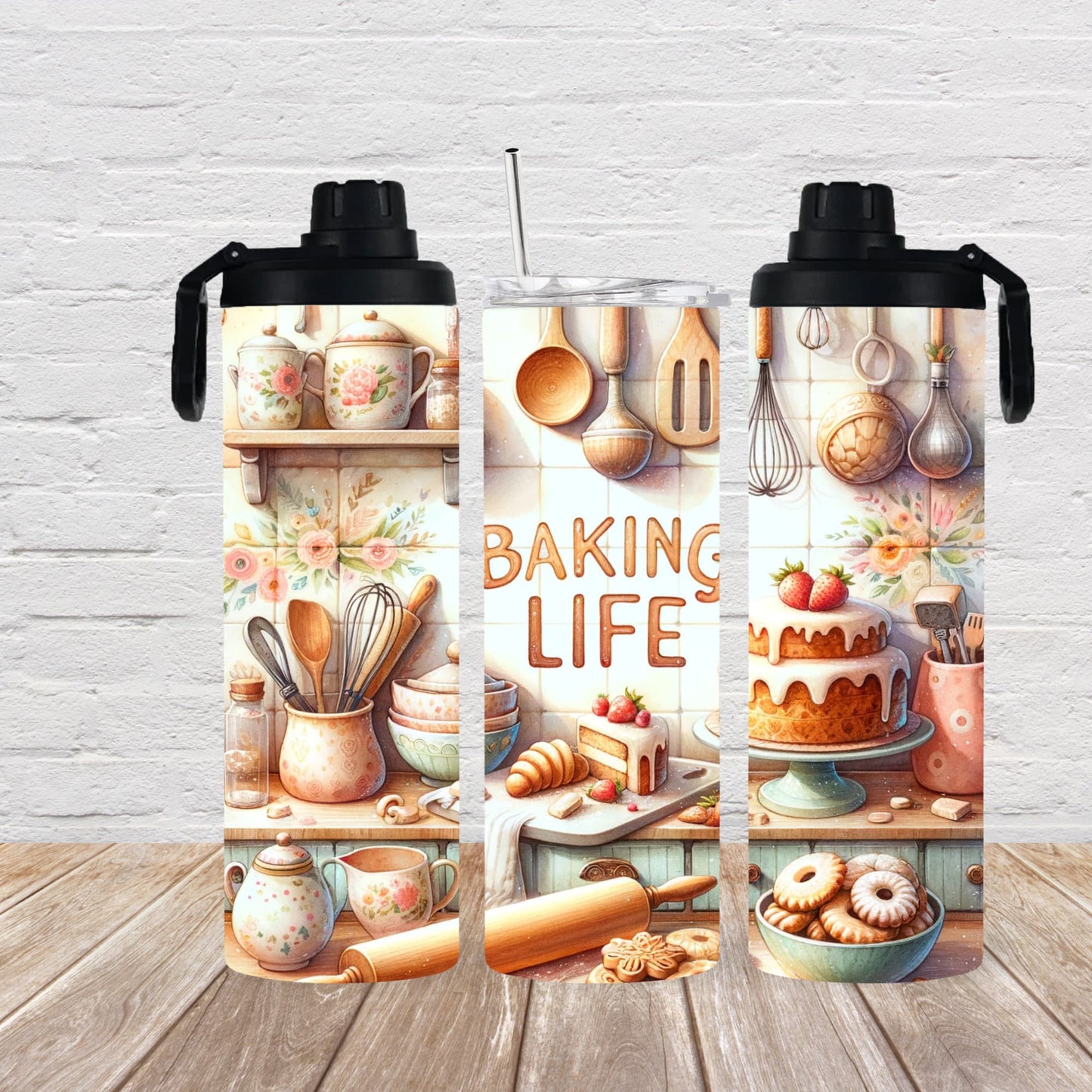Thermobecher 590ml "Baking life"