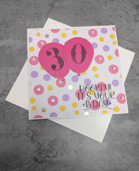 Geburtstagskarte 30. Geburtstag (Z01)