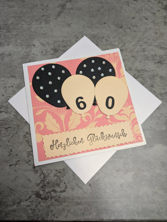 Geburtstagskarte 60. Geburtstag (Z11)