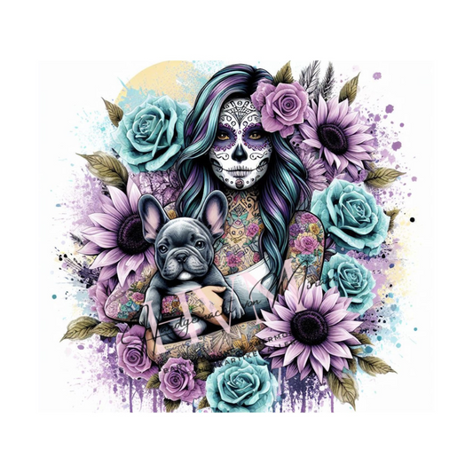 Thermobecher 590ml "La Catrina Frenchie"