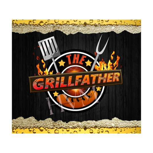 Thermobecher 590ml 2Deckel "Grillfather"