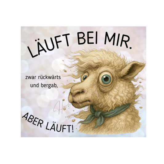 Thermobecher 590ml "Läuft bei mir"