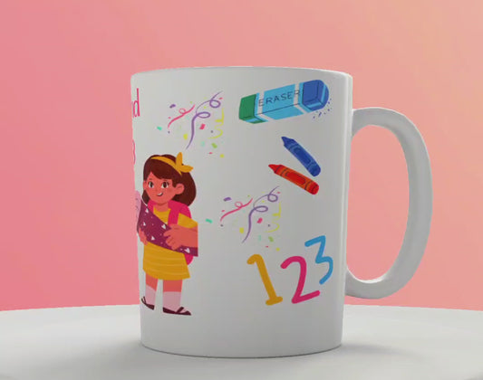 Tasse Mädchen Schulkind 2023