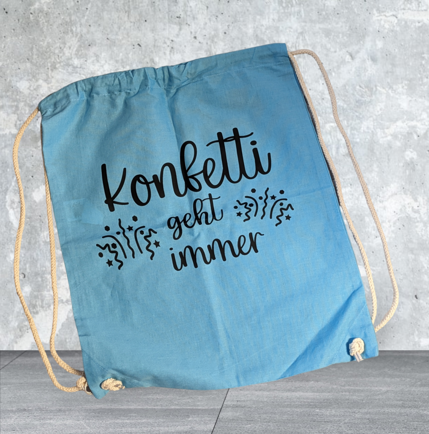 Gymbag mit Spruch