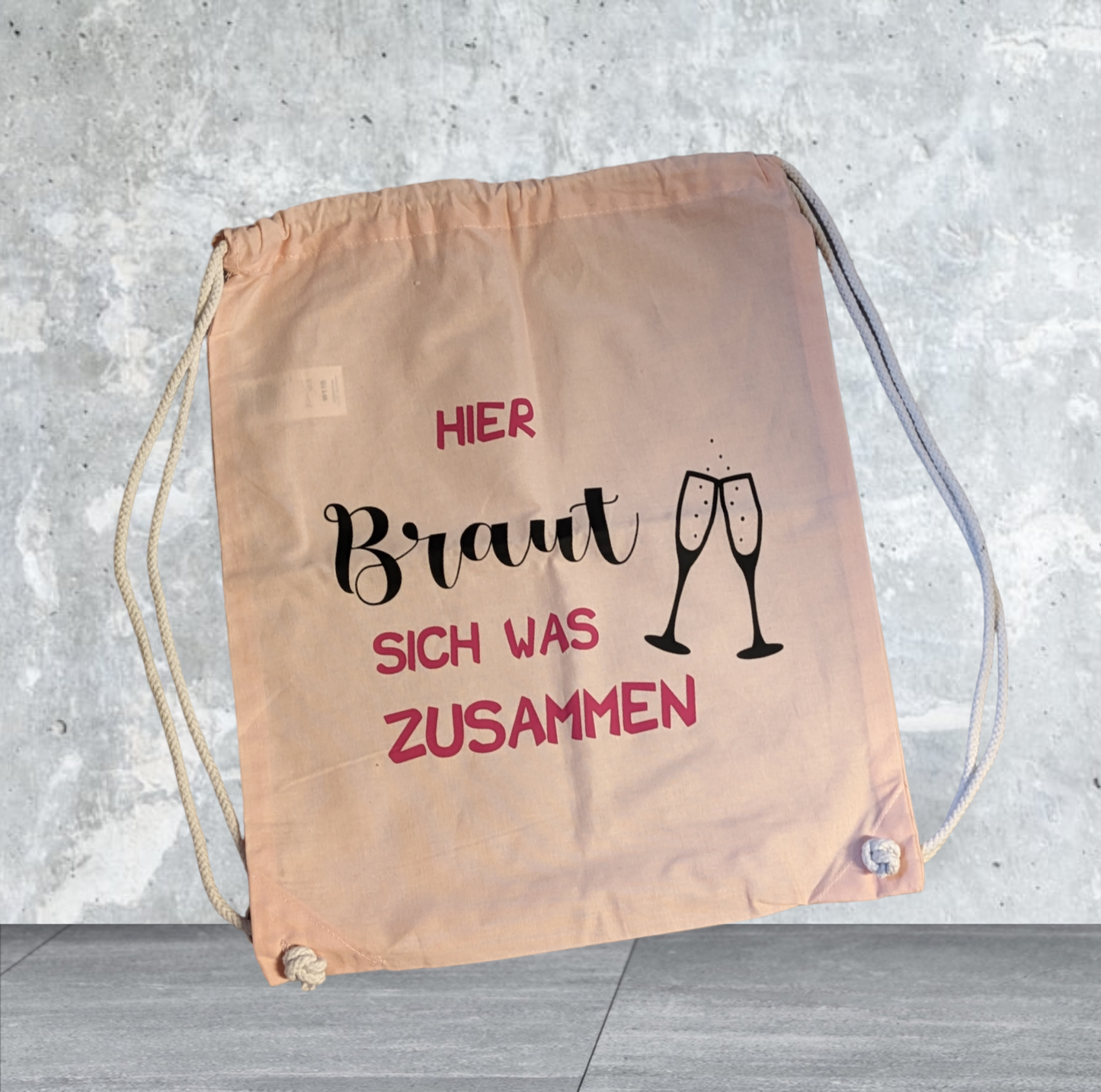 Gymbag mit Spruch