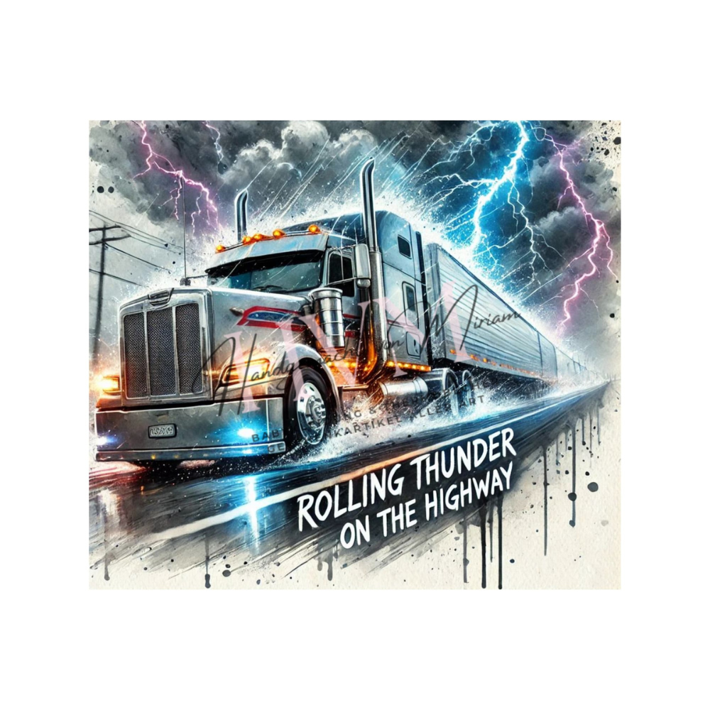 Thermobecher 590ml 2Deckel "Rolling thunder"